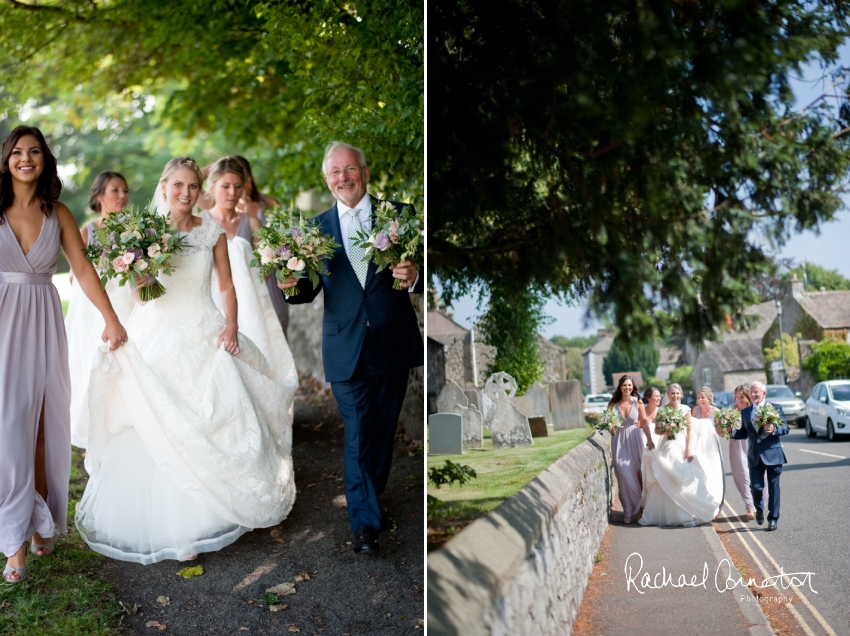 Professional colour photograph of Sarah and Matt's marquee wedding at Ashford on the Water by Rachael Connerton Photography