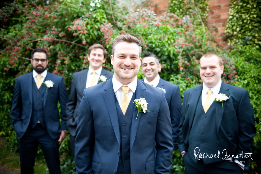 Professional photograph of wedding at Hothorpe Hall