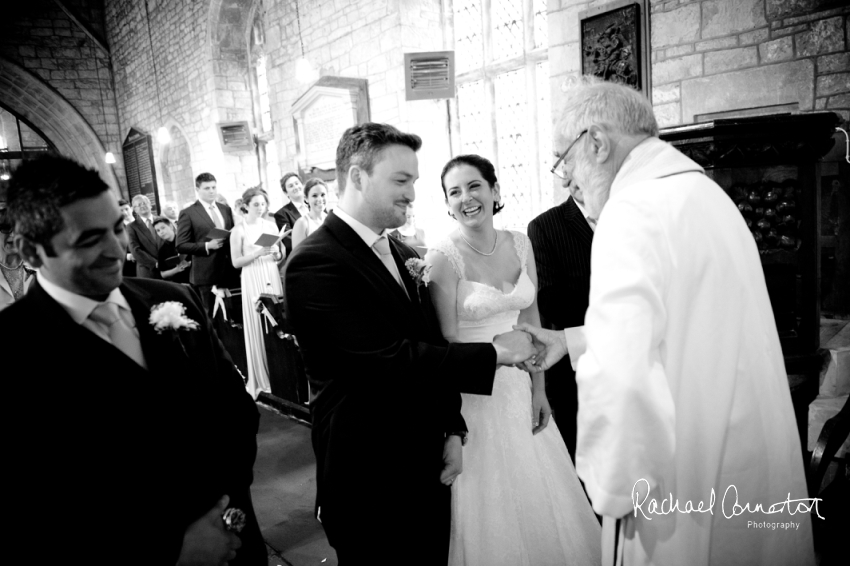 Professional photograph of wedding at Hothorpe Hall