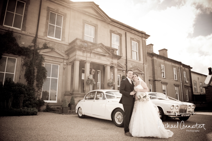 Professional photograph of wedding at Hothorpe Hall