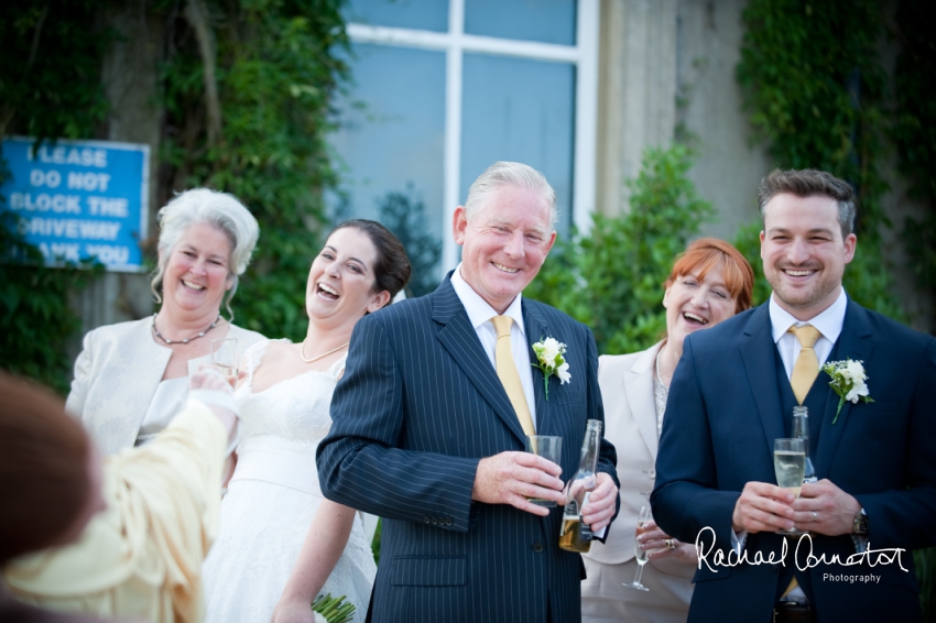 Professional photograph of wedding at Hothorpe Hall