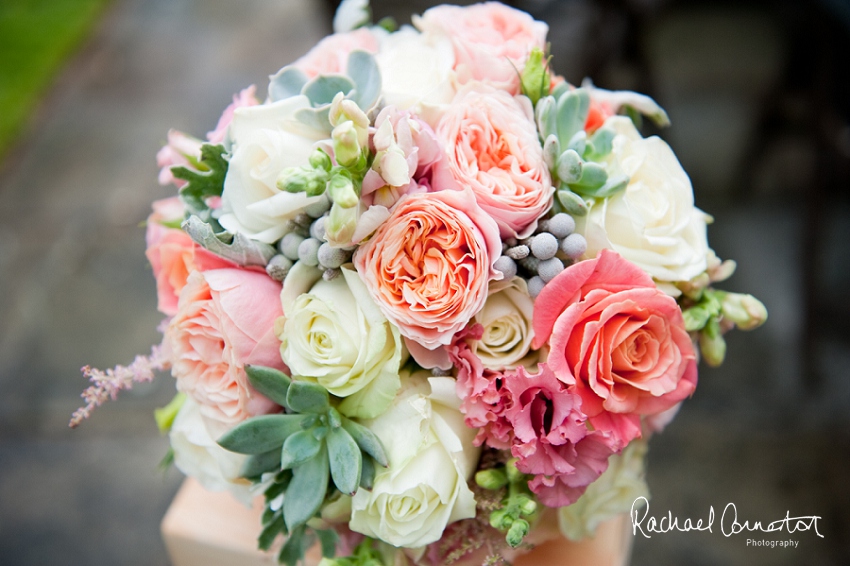 Professional colour photograph of wedding flowers by Sophie's Flowers by Rachael Connerton Photography