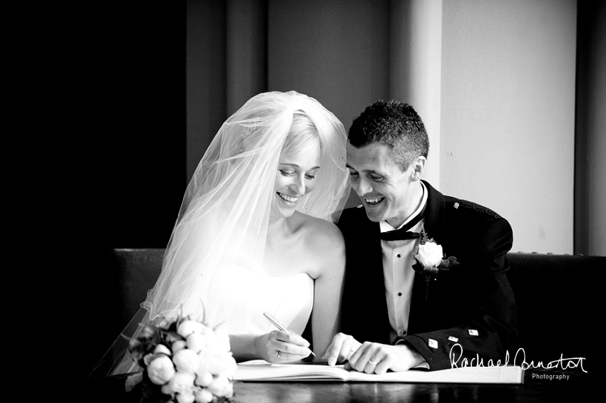 Professional photograph of the front of Belvoir Castle on a wedding day