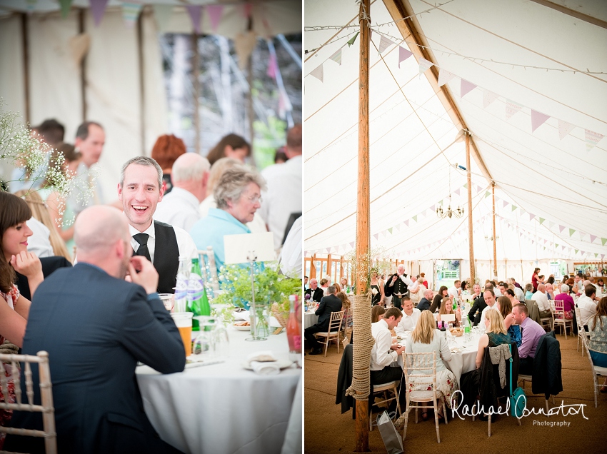 Professional photograph of the front of Belvoir Castle on a wedding day