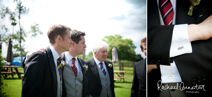 Professional photograph of wedding bunting outside wedding marquee