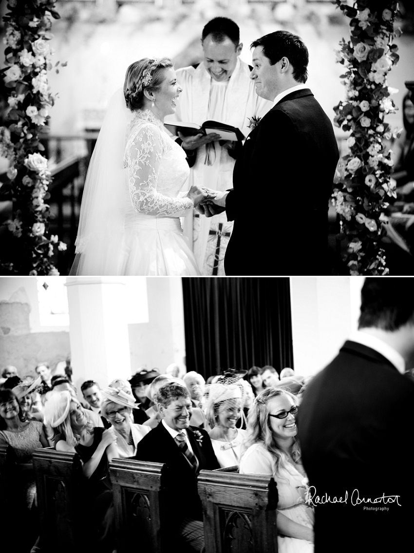 Professional photograph of wedding bunting outside wedding marquee