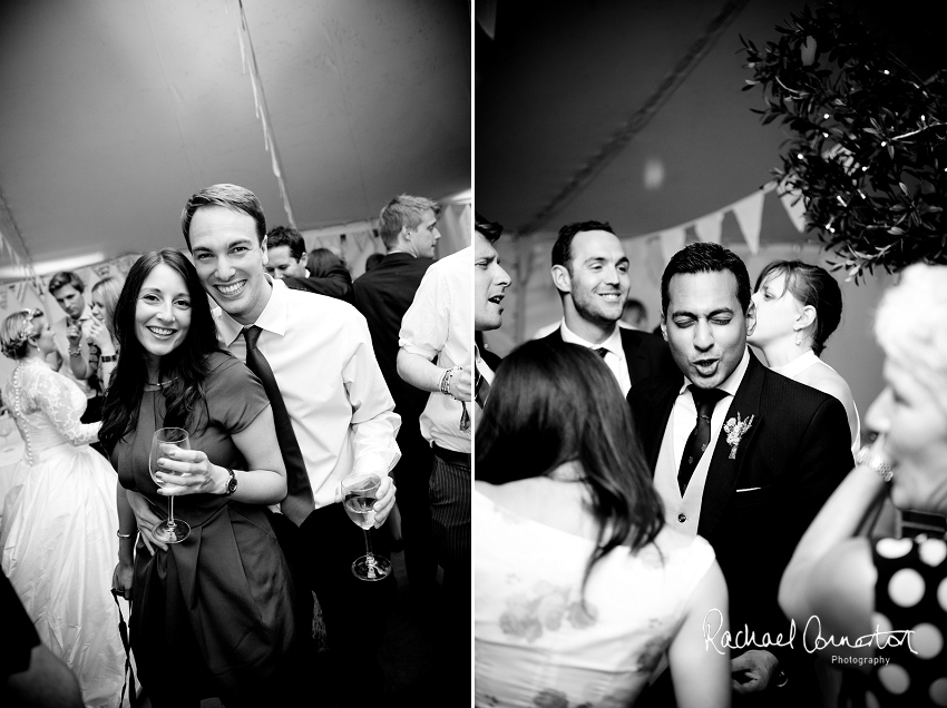 Professional photograph of wedding bunting outside wedding marquee