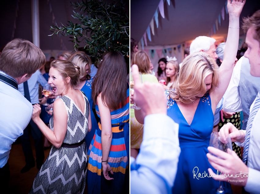 Professional photograph of wedding bunting outside wedding marquee