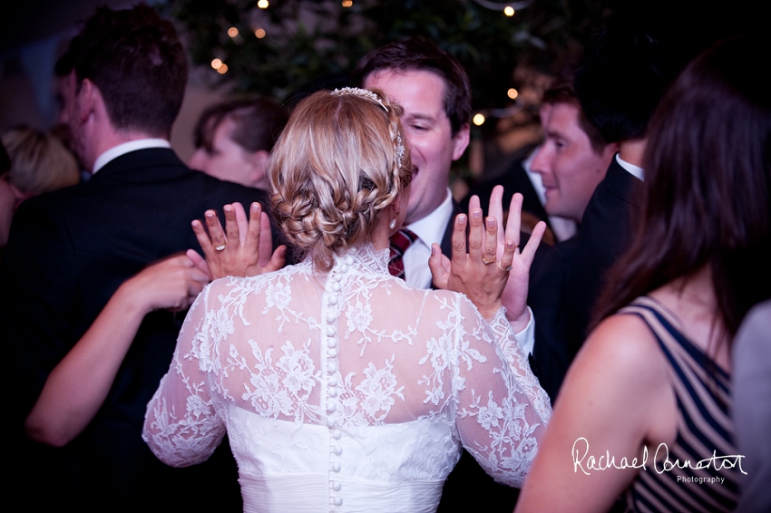 Professional photograph of wedding bunting outside wedding marquee