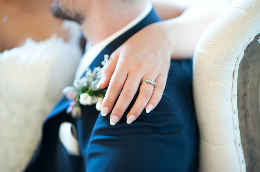 beautiful bride and groom at West Mill wedding