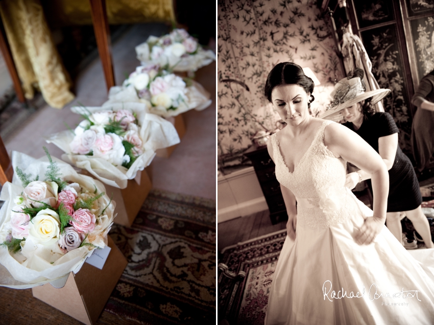 Professional colour photograph of Lauren and Michael's Belvoir Castle wedding by Rachael Connerton Photography