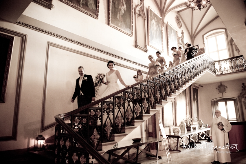 Professional colour photograph of Lauren and Michael's Belvoir Castle wedding by Rachael Connerton Photography