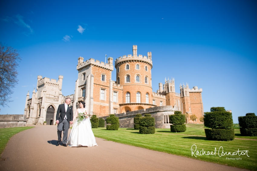 Professional colour photograph of Lauren and Michael's Belvoir Castle wedding by Rachael Connerton Photography