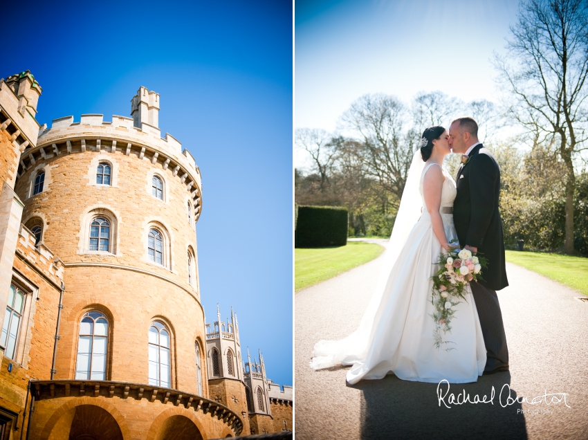 Professional colour photograph of Lauren and Michael's Belvoir Castle wedding by Rachael Connerton Photography