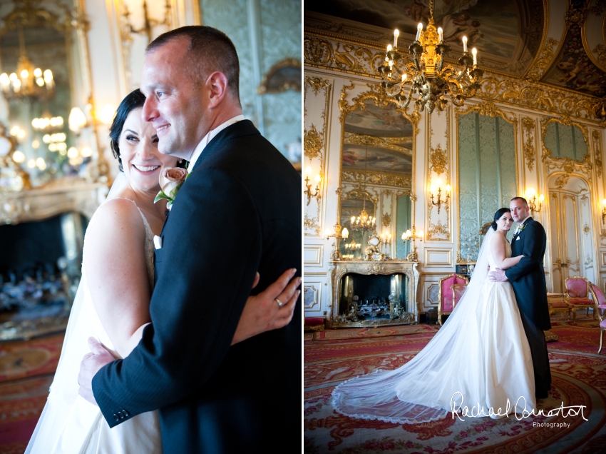 Professional colour photograph of Lauren and Michael's Belvoir Castle wedding by Rachael Connerton Photography