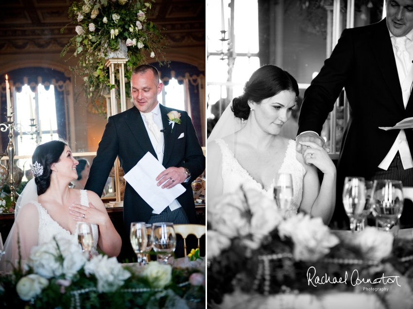 Professional colour photograph of Lauren and Michael's Belvoir Castle wedding by Rachael Connerton Photography