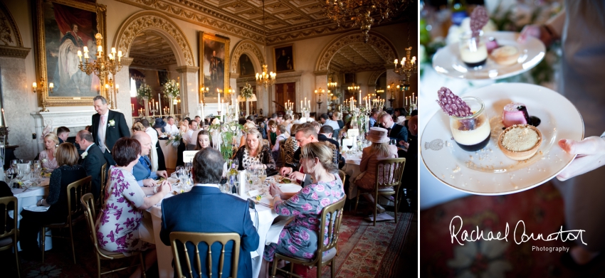 Professional colour photograph of Lauren and Michael's Belvoir Castle wedding by Rachael Connerton Photography