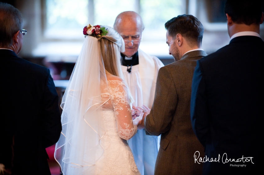 Professional colour photograph of Katie and Karl's wedding at Weston Hall by Rachael Connerton Photography