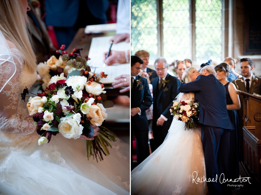 Professional colour photograph of Katie and Karl's wedding at Weston Hall by Rachael Connerton Photography