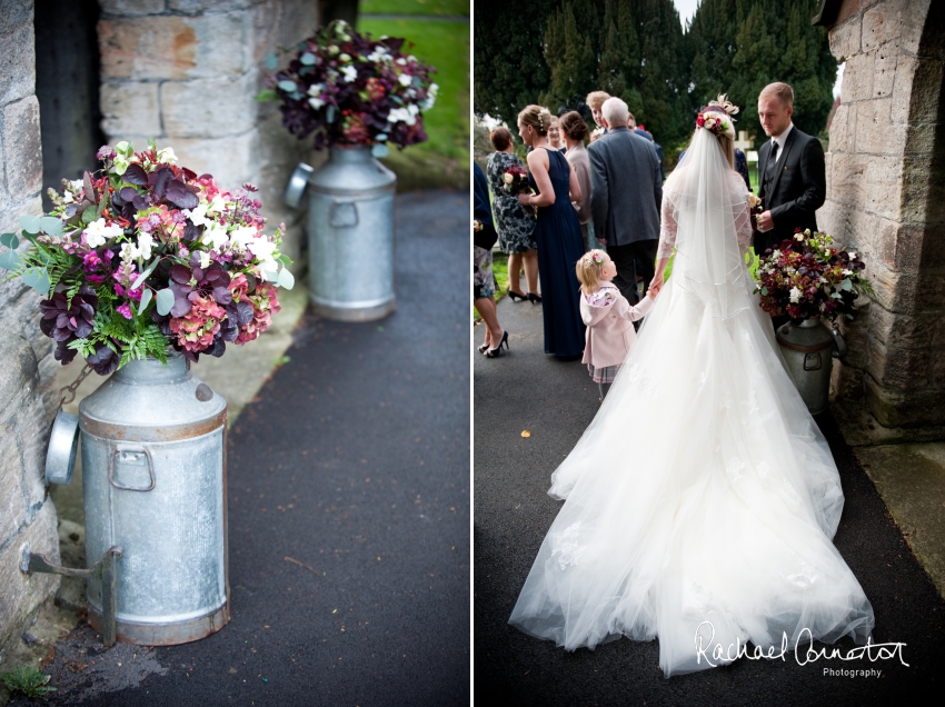 Professional colour photograph of Katie and Karl's wedding at Weston Hall by Rachael Connerton Photography