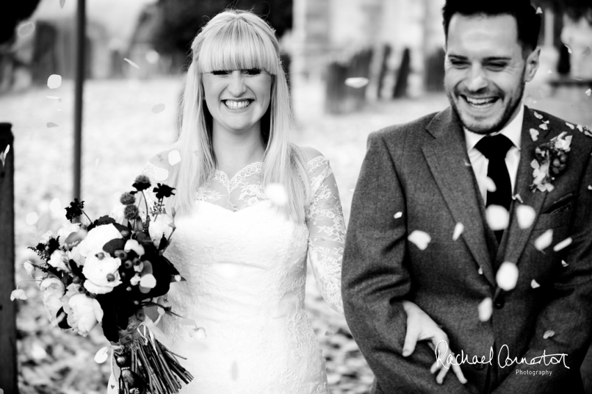 Professional colour photograph of Katie and Karl's wedding at Weston Hall by Rachael Connerton Photography