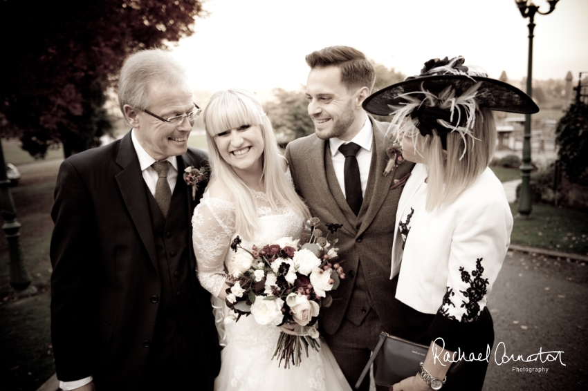 Professional colour photograph of Katie and Karl's wedding at Weston Hall by Rachael Connerton Photography