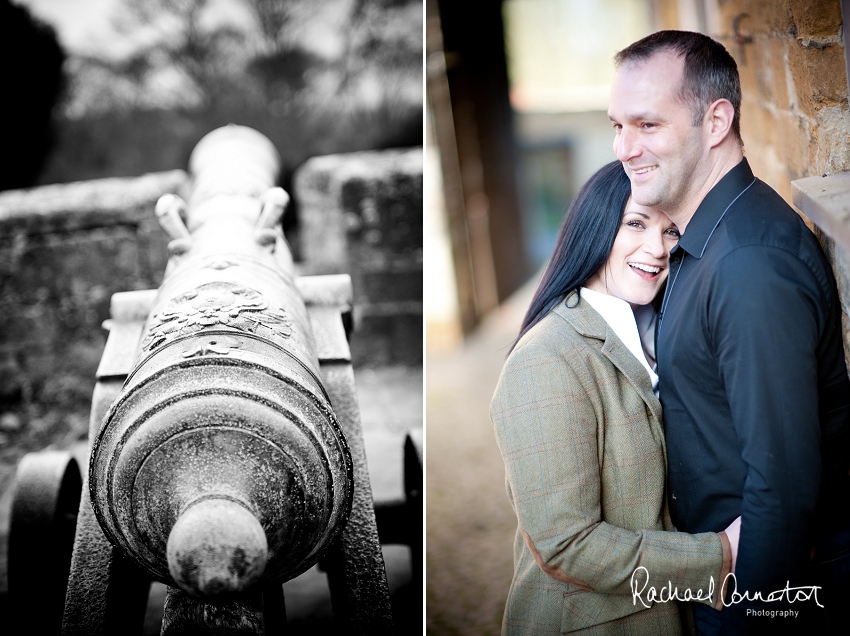 Professional colour photograph of Lauren and Michael's Belvoir Castle pre-wedding engagement shoot by Rachael Connerton Photography