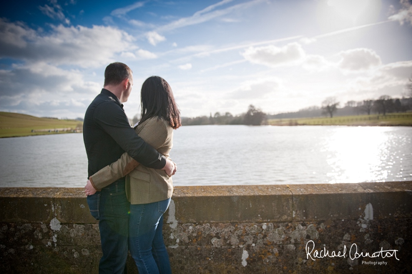 Professional colour photograph of Lauren and Michael's Belvoir Castle pre-wedding engagement shoot by Rachael Connerton Photography