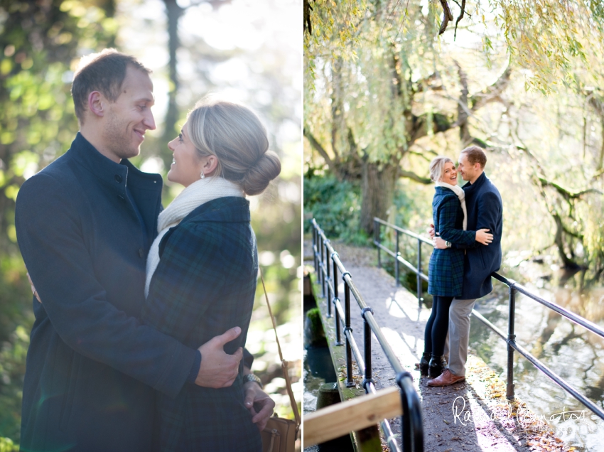 Professional colour photograph of pre-wedding shoots with children and dogs by Rachael Connerton Photography