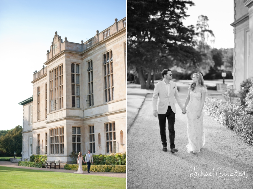 Professional colour photograph of Amy and John's Summer wedding at Stapleford Park by Rachael Connerton Photography