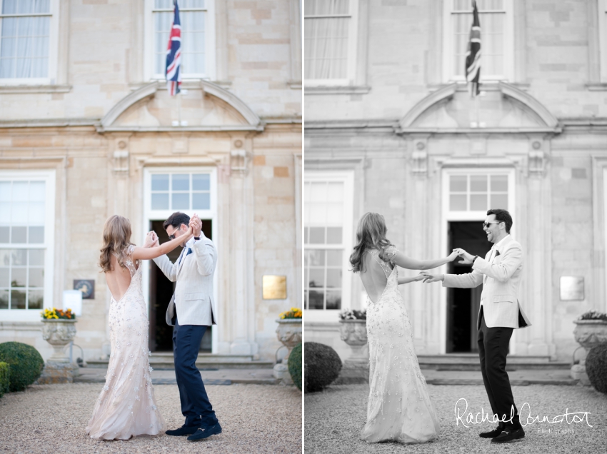 Professional colour photograph of Amy and John's Summer wedding at Stapleford Park by Rachael Connerton Photography