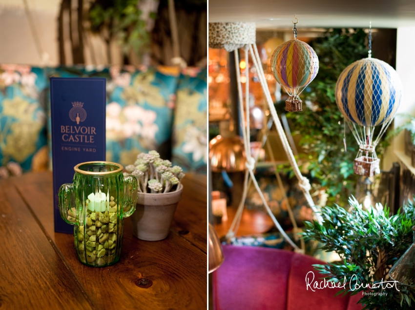 Professional colour photograph of creative inspiration shoot at the Balloon Bar at the Engine Yard near Belvoir Castle by Rachael Connerton Photography