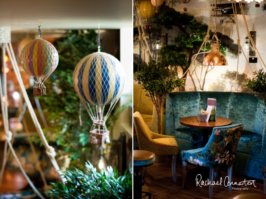 Professional colour photograph of creative inspiration shoot at the Balloon Bar at the Engine Yard near Belvoir Castle by Rachael Connerton Photography