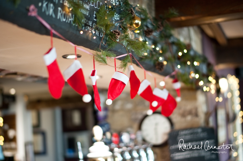 Professional colour photograph of Christmas Wreath making with Sophie's Flower Co at Chequers Inn, Woolsthorpe by Rachael Connerton Photography