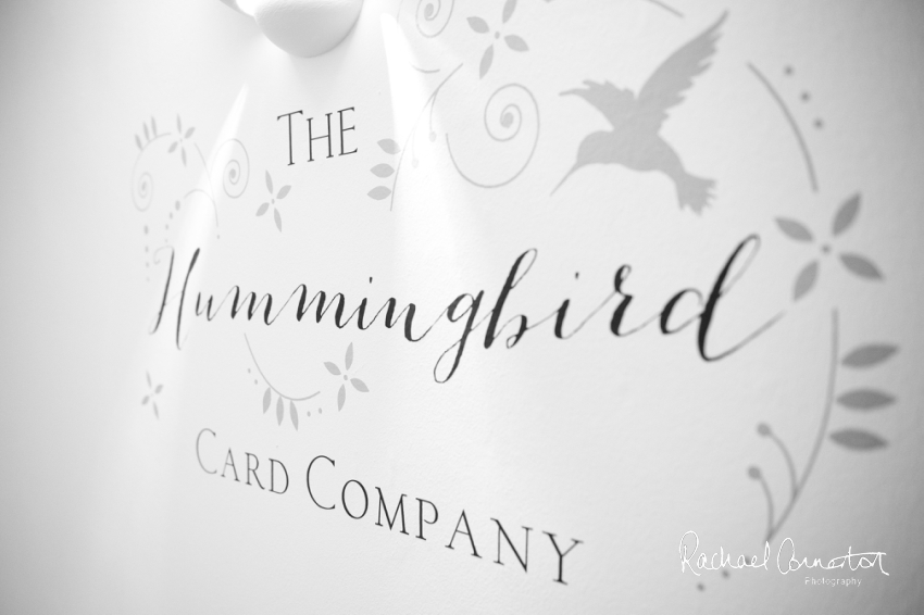 Professional colour photograph of Hummingbird cards' wedding stationery creative business shoot by Rachael Connerton Photography