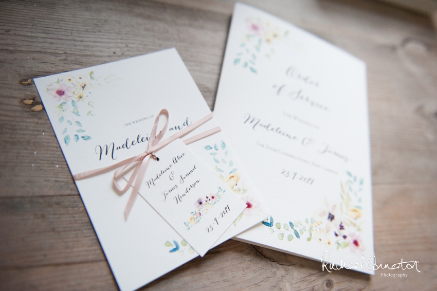 Professional colour photograph of Hummingbird cards' wedding stationery creative business shoot by Rachael Connerton Photography