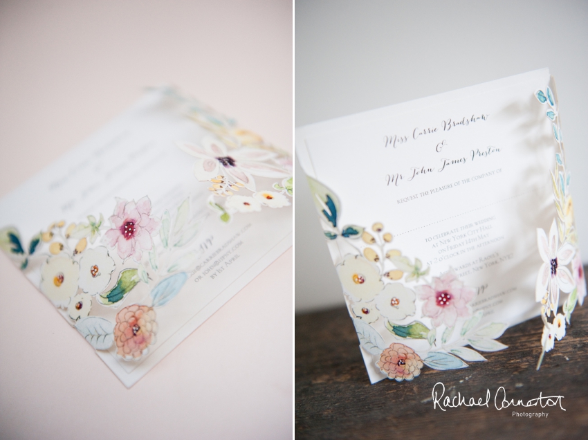 Professional colour photograph of Hummingbird cards' wedding stationery creative business shoot by Rachael Connerton Photography