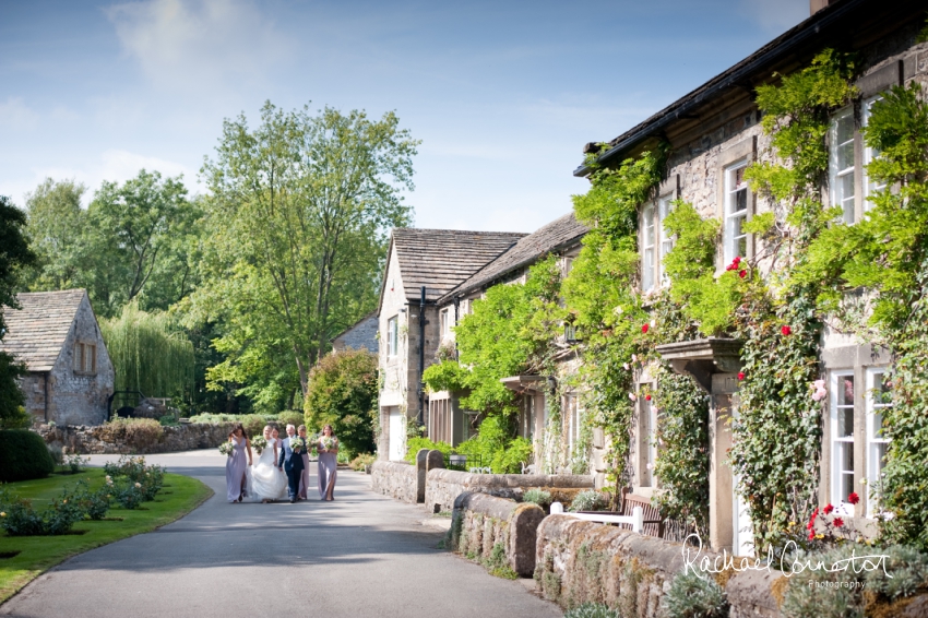 Professional colour photograph of Sarah and Matt's marquee wedding at Ashford on the Water by Rachael Connerton Photography