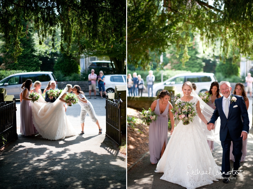 Professional colour photograph of Sarah and Matt's marquee wedding at Ashford on the Water by Rachael Connerton Photography