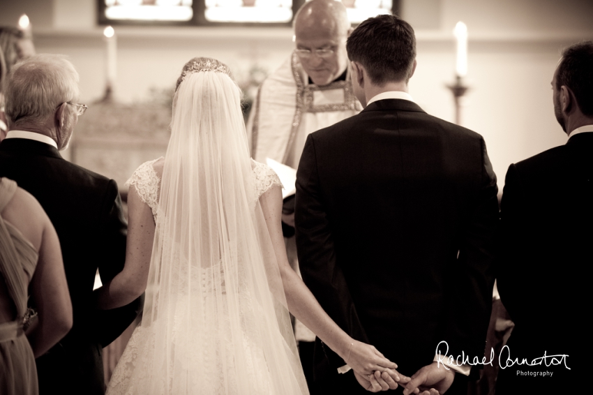 Professional colour photograph of Sarah and Matt's marquee wedding at Ashford on the Water by Rachael Connerton Photography