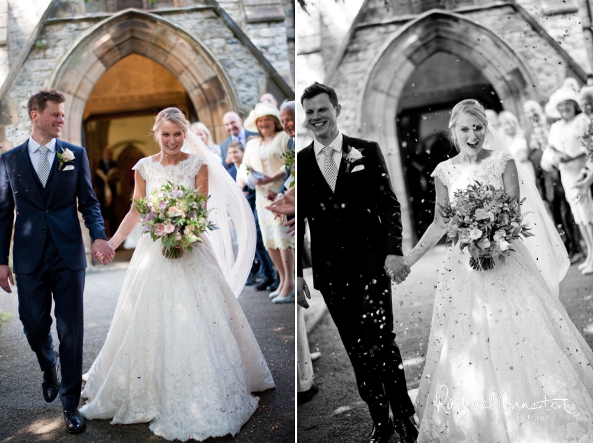 Professional colour photograph of Sarah and Matt's marquee wedding at Ashford on the Water by Rachael Connerton Photography