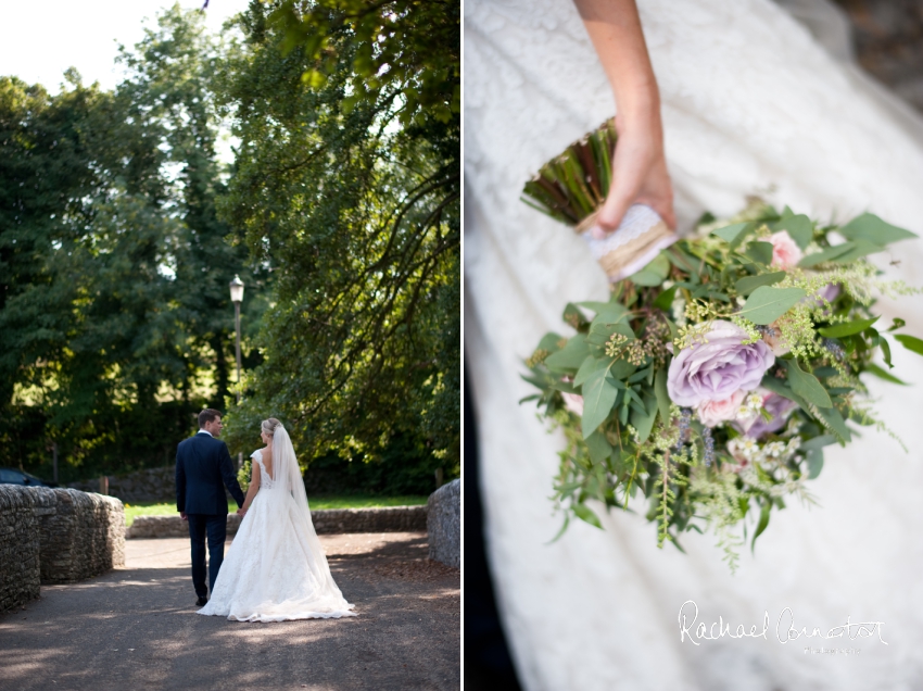 Professional colour photograph of Sarah and Matt's marquee wedding at Ashford on the Water by Rachael Connerton Photography