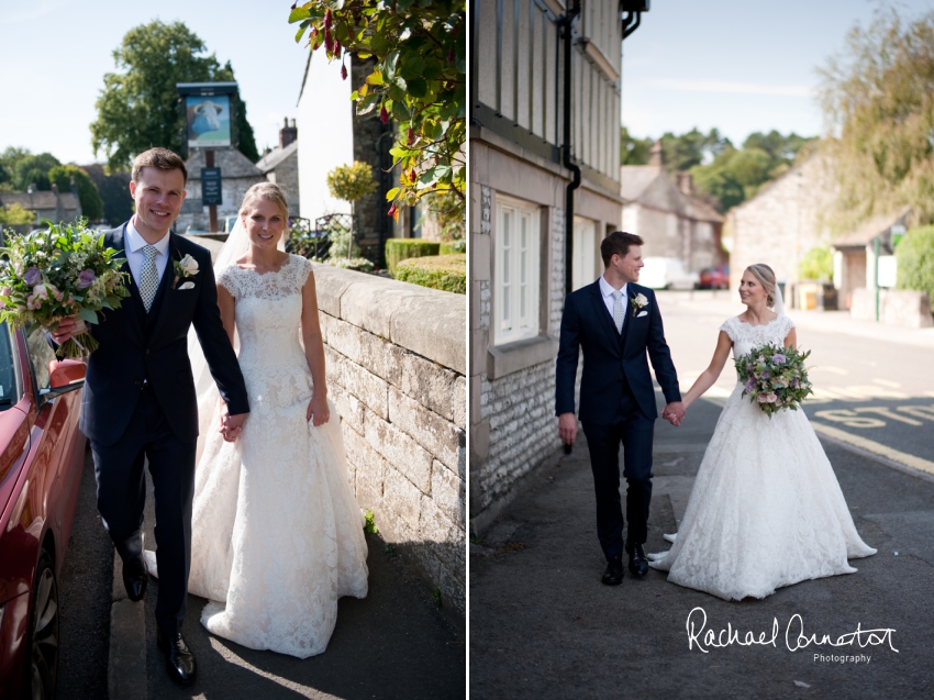 Professional colour photograph of Sarah and Matt's marquee wedding at Ashford on the Water by Rachael Connerton Photography