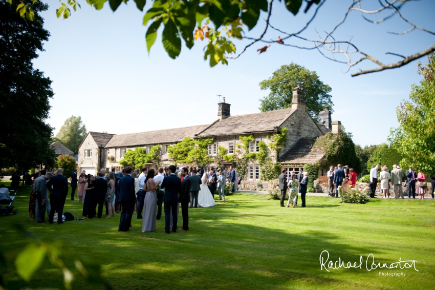 Professional colour photograph of Sarah and Matt's marquee wedding at Ashford on the Water by Rachael Connerton Photography