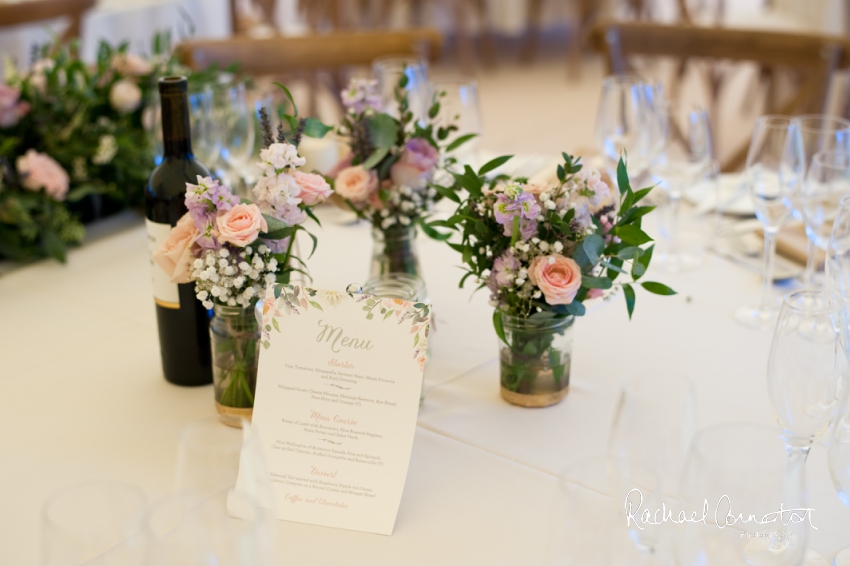 Professional colour photograph of Sarah and Matt's marquee wedding at Ashford on the Water by Rachael Connerton Photography