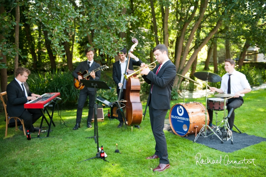 Professional colour photograph of Sarah and Matt's marquee wedding at Ashford on the Water by Rachael Connerton Photography