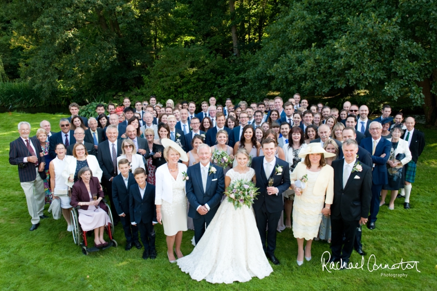 Professional colour photograph of Sarah and Matt's marquee wedding at Ashford on the Water by Rachael Connerton Photography