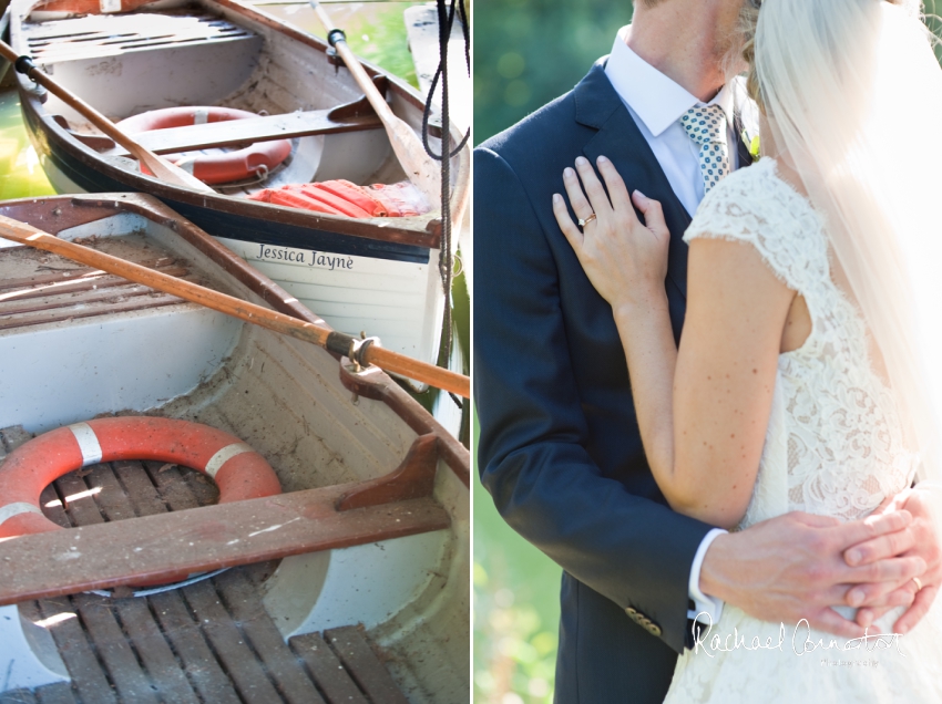 Professional colour photograph of Sarah and Matt's marquee wedding at Ashford on the Water by Rachael Connerton Photography