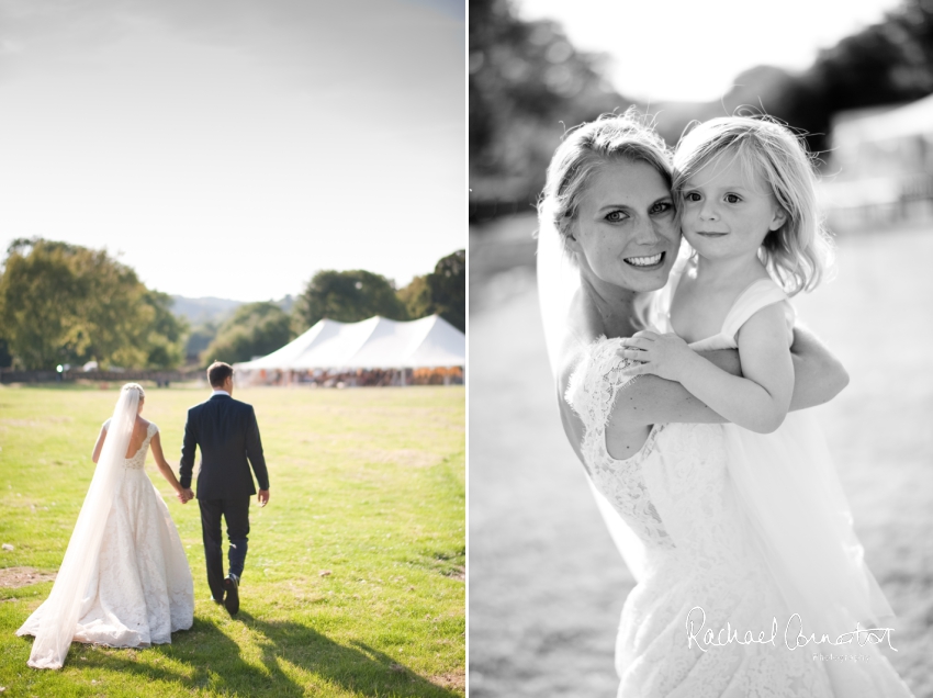 Professional colour photograph of Sarah and Matt's marquee wedding at Ashford on the Water by Rachael Connerton Photography