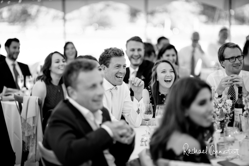 Professional colour photograph of Sarah and Matt's marquee wedding at Ashford on the Water by Rachael Connerton Photography